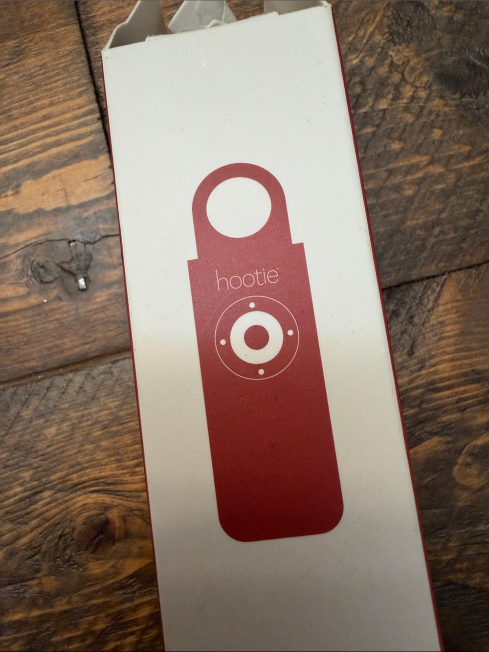 NIB Hootie Personal Safety Alarm for Women Men Kids - Red tested works